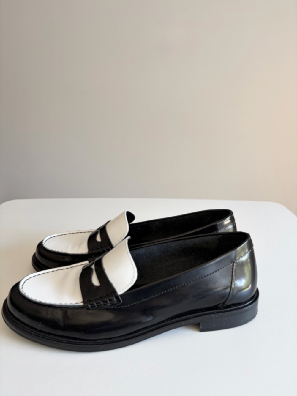 Vintage Browns B2 Leather Penny Loafers Mod Preppy Size 39 - Picture 4 of 8
